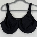 Bali ‎ 42DD Black Comfort Revolution Wire Free Bra Full Coverage Underwear Photo 0