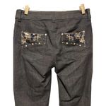 Chico's  Platinum Dark Wash Denim Jean Embellished Jacket Pant Lot 2 XS/S Photo 7