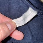 Pinkblush  Navy Blue‎ Maternity Maxi Dress Women’s Size Small Ruched Sides Photo 4