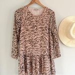 Lovers + Friends  x Revolve | Heart Babydoll Drop Waist Zebra Animal Print | Sz S Photo 1