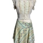 Puffy fairytale fit with cinched drop waist skirt Green Photo 2