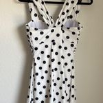 Black and White Asymmetrical Sweetheart One Piece Size XL Photo 2