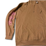 Brown Skeleton Graphic Hoodie with Pink Print – XL Photo 2