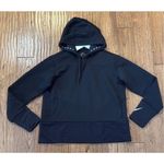 Nike  black ribbed cropped hoodie sweater small Photo 6