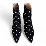 Stuart Weitzman Carine Crystal Rhinestone Heel Booties Black Size 8.5 Photo 1