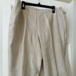Talbots cream 100% Irish linen pants. New with tags. Size 14WP. Photo 2