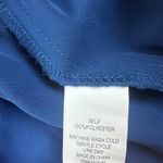 Amanda Uprichard Sleeveless Chantal Smocked Waist Mini Dress Blue Sz Medium Photo 3