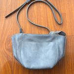Anthropologie  Faux Leather Gray Blue Small Shoulder Crossbody Bag Photo 0