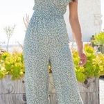 Boutique Mint floral jumpsuit Photo 0