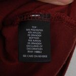 Torrid  Womens Lace High Neck Short Sleeve Bodysuit Size 2X Madder Brown Coquette Photo 7