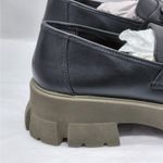 Steve Madden  Trifecta Bit Loafers Womens 11 Black Leather Lug Sole Chunky Shoes Photo 4