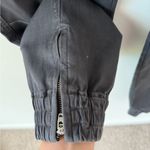 Spanx  Women's Stretch Twill Slim-Fit Cargo Jogger Pants, Washed Black‎ Size S Photo 7