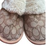 Coach Ziva Slippers Signature
Jacquard With Faux Fur In Khaki Photo 7