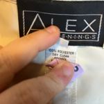 Alex Evenings ‎ Jacket Women's Size Small Sheer Leaves White Formal Photo 3