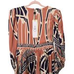 PATBO Aztec Print Fringe Boho Mini Dress NWT Sz 6/38 Pink Photo 5