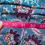 Torrid ‎ Teal Floral Georgette Wrap Tunic Blouse Dress Size 3 3X 22/24 Plus Size Photo 9