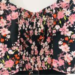 WAYF  Dark bustier corset style Floral top NEW Photo 9