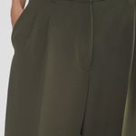 Artizia Wilfred Regal Vest & Essential Pant Set Size 8 Crepette Dark Olive NWOT Green Photo 7