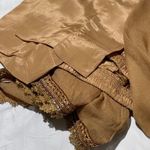 NWOT Indian Pakistani wedding outfit Tan Photo 9