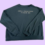 Fifth Sun ‘Tell Your Dog I Said Hi’ Blue long sleeve pullover 🔥 Photo 0