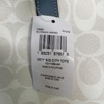 Coach City Tote In Signature Canvas With Varsity Motif Photo 3