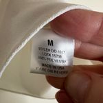 Intermix  White One Shoulder Ruffle Asymmetrical Top Size M Made in USA Photo 2