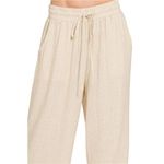 Zenana Outfitters Linen Drawstring Pants Photo 1