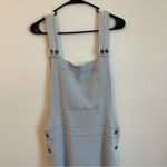 ZARA  Ribbed Skirt Overall Dress Pockets Womens Medium Academic Photo 1