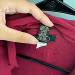 cupio  Women's Ruffle Cardigan Sweater Red Size M Photo 4