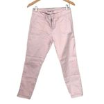Old Navy  Womens Chino Pants Stretch Mid Rise Pixie Pocket Slim Leg Pink Size 4‎ Photo 1