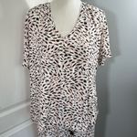 Soma Cool Nights Pink and Black Top and Matching Pants Set. Photo 2