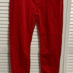 Celebrity Pink  Red Mid Rise Skinny Size 9/29 Photo 0