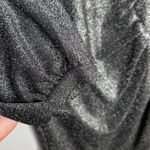 Maven West  Date Night Silver Metallic Shirred Dress W1940 Sz S Photo 6