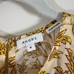 Rhode Ella Dress In Golden Yellow Foral Print Medium Photo 7