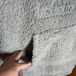 NWT Peaches & Dreams Embroidered Santa Teddy Ho Ho Ho Sleep Nightgown Size Small Gray Photo 3