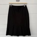 White House | Black Market  Women’s 2 Black Skirt Ruffle Career Office Core Photo 0