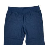 Soft Surroundings  Navy Blue Linen Pull On Wide Leg Pants Casual Resort 2X Photo 1