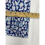 Tail Womens Long Sleeve Mock Neck 1/4 Zip Golf Top Abstract Print Blue White SM Photo 4