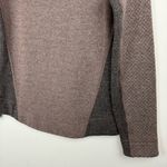 prAna Womens Brandie Wool Blend Sweater Sz Large Snap Collar Weathered Wood Photo 10