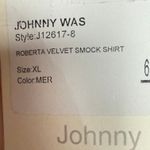 Johnny Was Roberta embroidered velvet smocked tunic
NWT Photo 13