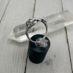 Lab Opal Cross Sterling Silver Ring Silver Photo 4