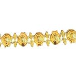 Fendi Vintage  Goldtone Bracelet 1990s Women's 7.5" Original Photo 0