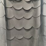 White House | Black Market  Sheath Dress Women's Size 4 Scallop Tier Stretch Zip Up Photo 2