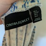 Cynthia Rowley  Maxi Skirt Blue White Pattern Small Photo 4