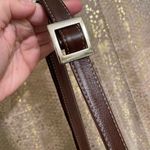 Borssa Brown Colorful Embroidered Floral Mexican Boho Real Leather Small Purse N Photo 9