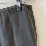 Eileen Fisher  Gray Dress Pants Lightweight Side Zipper Close Tapered Leg Small Photo 3