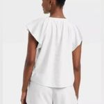 Universal Threads NWT Universal Thread Women's Flutter Short Sleeve Blouse - White - S Photo 2