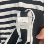 New La Ligne Black and white striped sweater short sleeve shirt cotton size XL Photo 4