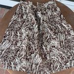 ZARA Retro merona silk animal print skirt Photo 0