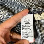 Madewell Embroidered Flannel Bubble-Sleeve Crop Shirt Photo 7